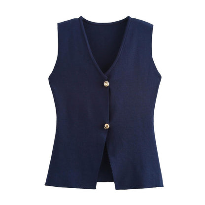 Foreign trade cross-border supply wholesale knitted vest fashion leisure cross-border supply cross-border supply wholesale new