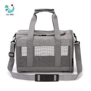 Cat Carrier for Spring and Summer, Large Capacity Pet Carrier for Carrying on the Back, Portable Handbag, Foldable Dog Carrier, Breathable for Dogs