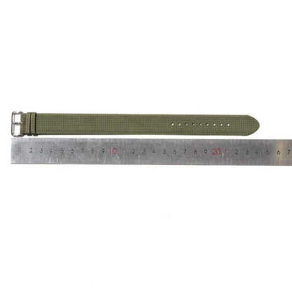 New thin NATO nylon strap fits Huawei Seiko No.5 water ghost a canvas watch strap 20/22mm