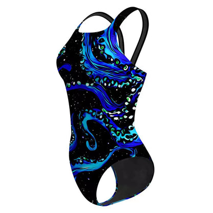 2025 new European and American one-piece bikini cross-border digital printed swimsuit AliExpress tight racing swimsuit for women