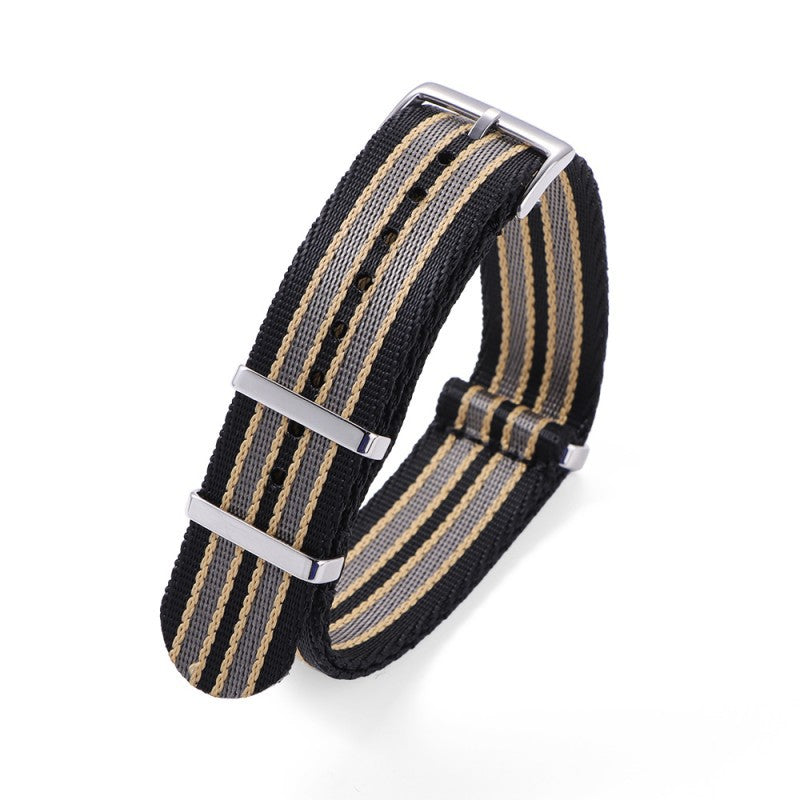 in stock NATO One Nylon Watch Strap for Omega Seahorse Speedmaster Canvas Watch Strap 20mm
