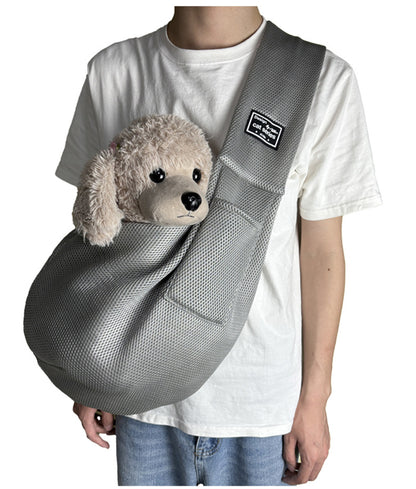 Amazon's Best-Selling Mesh Summer Foldable Shoulder Pet Bag Large Capacity Breathable Portable Travel Cross-Body Cat Bag