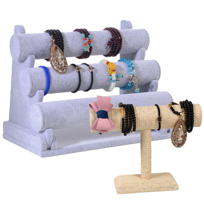 Three-layer Bracelet Rack Jewelry Rack Storage Hair Band Bracelet Bracelet Jewelry Rack Watch Shelf Jewelry Display Props
