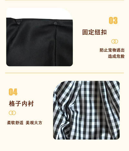 Portable Breathable Cat Carrier Bag for Outings, Pet Travel Backpack, Single-Shoulder Crossbody Bag, Large Capacity Cat Bag