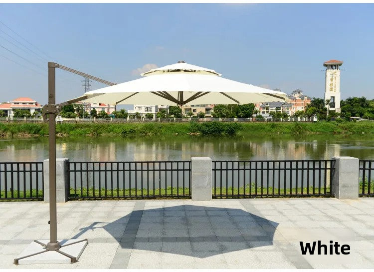 Outdoor Parasol 3m Roman Umbrella Beach Pool Sun Umbrella Courtyard Balcony Guard Pavilion Umbrella Garden Terrace Large Umbrell