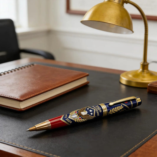 250th Anniversary Commemorative Ballpoint Pen 1776-2026 Commemorative Patriotic Engraved Gel Pen for Men Lawyers History Buffs
