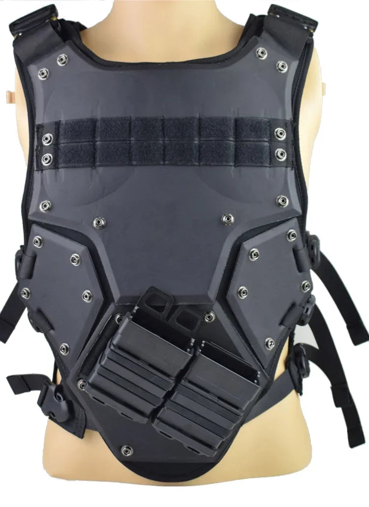 EVA TF3 Tactical Vest Hunting Hunting Vest Outdoor Body Armor  Combat Paintball Black Waistcoat with M4 Mag Pouches