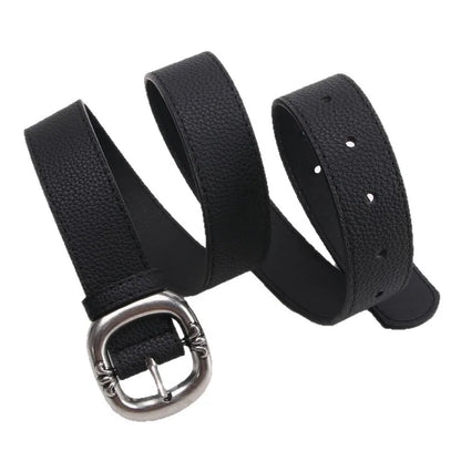 Leopard Print Belt Women's Fashion Casual Versatile Jeans Accessories Girdle Gothic Retro Pu Leather Pin Buckle Waistband