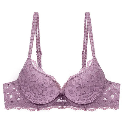 Women Sexy Lace Bra Padded Push Up Lingerie Intimates Elegant Ladies Underwear Casual Daily Female Bra