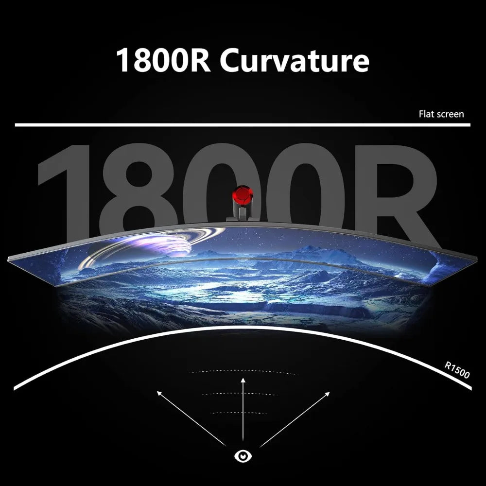 49 Inch Curved Gaming Monitor 144Hz Ultrawide 32 9 WDFHD 3840x1080P HDR400 sRGB USB C DP HDMI Built in Speakers Adjustable