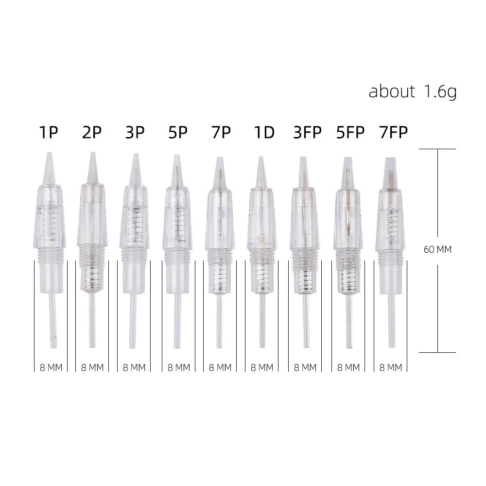 Wireless PMU Machine Kit or Disposable Sterilized Tattoo Needles for Permanent Eyebrow Lip Eyeliner Makeup Tattoo Pen Machine