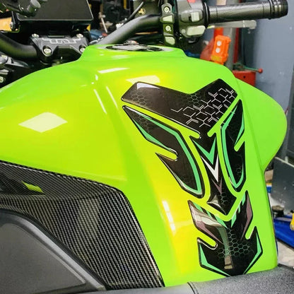 3D Motorcycle Tank Pad Protector Stickers Decal Accessories For Kawasaki Ninja400 Z900 Z1000 zx10r er6n Versys 650 Accessories
