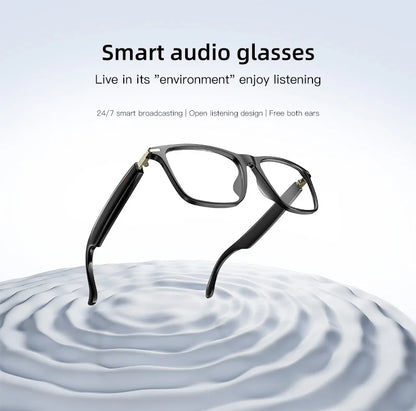 SENBONO Smart Glasses Bluetooth Call Volume Control Music Control Camera Control Built-in Microphone Sunglasses for Men Women