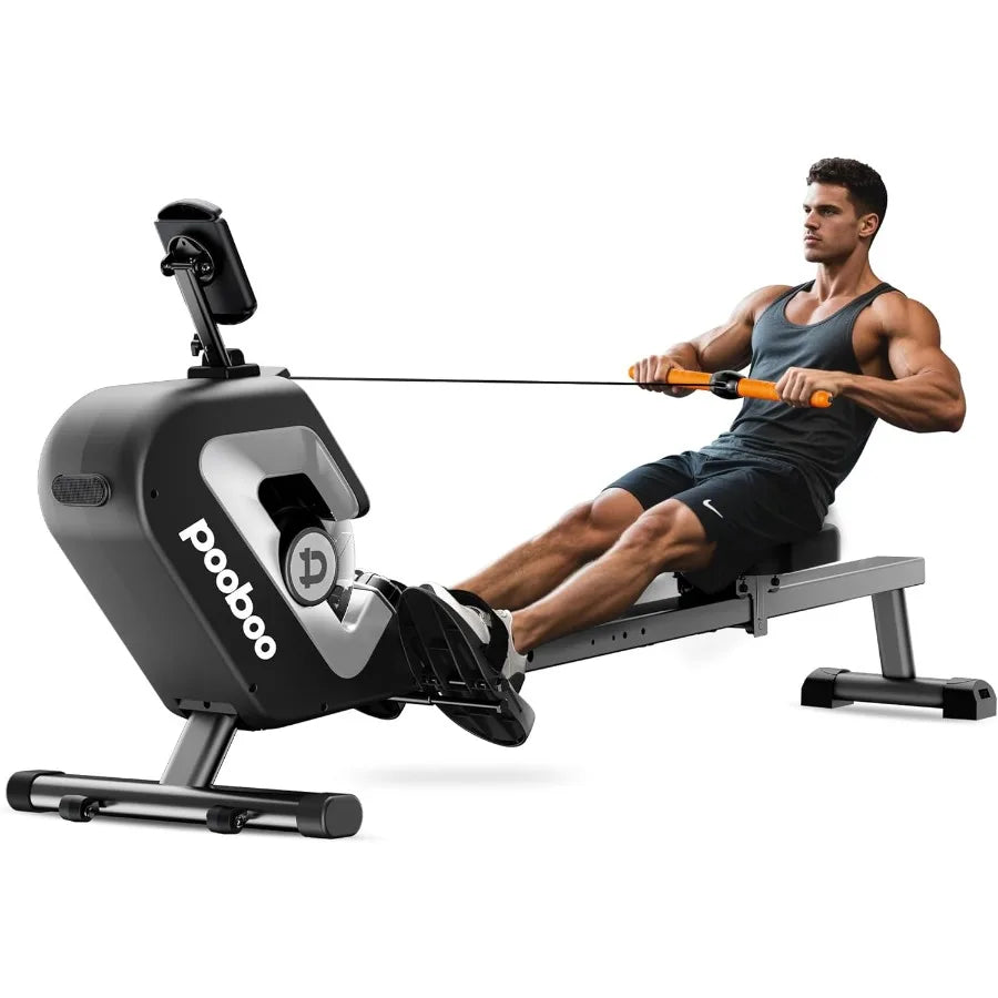 HighPerformance Magnetic Rowing Machine for Home Fitness with APP Connectivity and LCD Monitor Supports Tablet Holder Ideal for