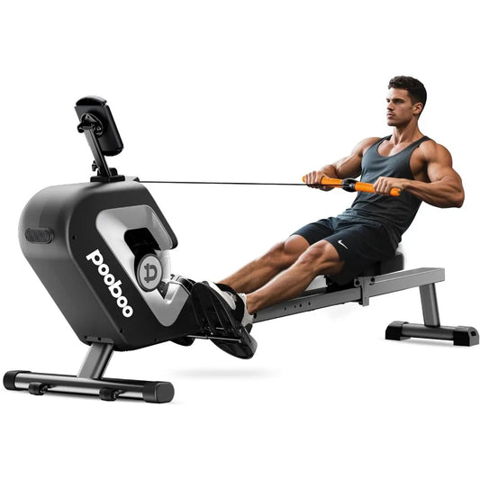 HighPerformance Magnetic Rowing Machine for Home Fitness with APP Connectivity and LCD Monitor Supports Tablet Holder Ideal for