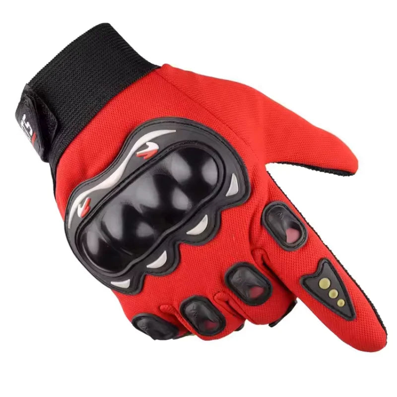 Men's Breathable Motorcycle Gloves Closed Finger Racing Gloves for Outdoor Sports Crossbike Riding