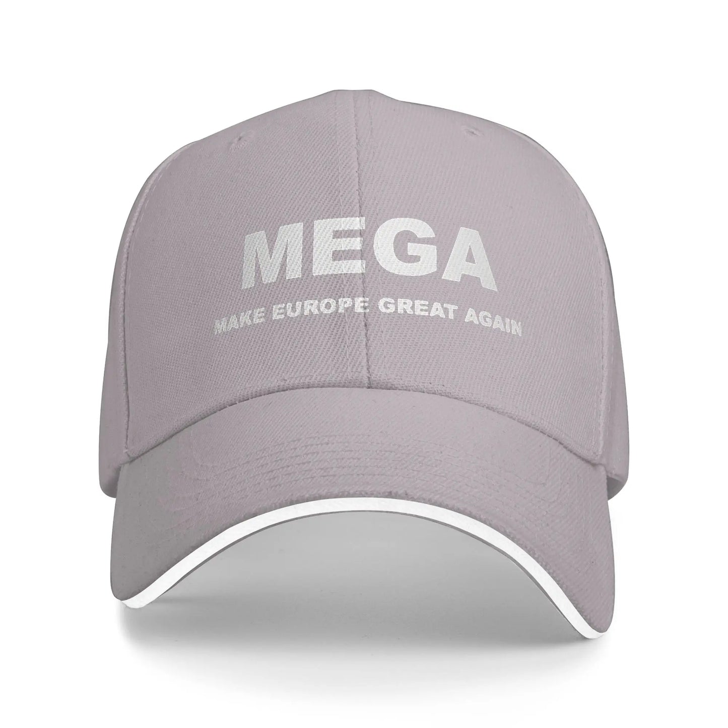 MEGA Make Europe Great Again Sun Baseball Cap Summer Women Men  Custom Trucker Hat Sun-Proof Casual Outdoor Sports Baseball Caps
