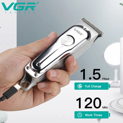 VGR Hair Trimmer Professional Hair Clipper Wireless Hair Cutting Machine Electric Zero Cutting Machine Trimmer for Men V-071