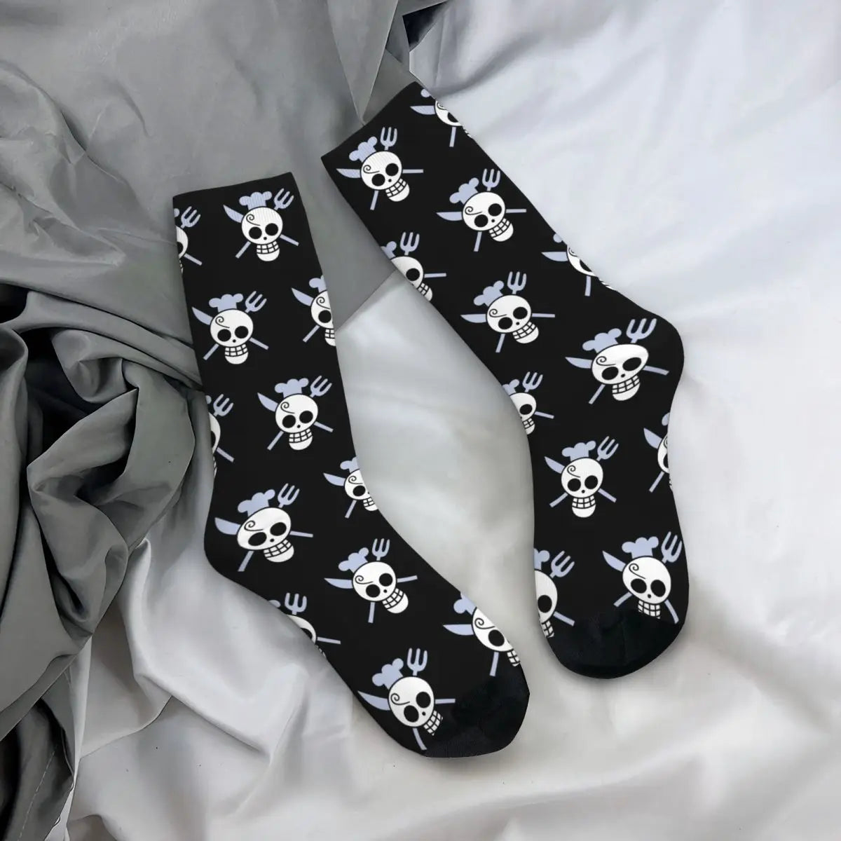 Fashion Men's Socks Harajuku Tony Tony Choppers Sock Luffys Zoros Trafalgar Law Anime Women's Socks Spring Summer Autumn Winter