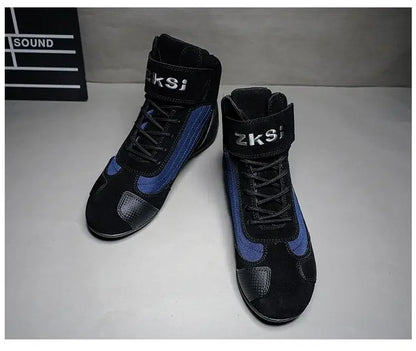 Outdoor Motorcycle Riding Shoes Anti Slip Go Kart Training Shoes Motorcycle Travel Off-road Shoes for Men Motocross Boots