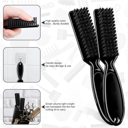 Professional Barber's Tools 3/8-Piece Set Hair Cutting Cape Neck Duster Hair Brush–Premium Salon Haircut Styling Accessories