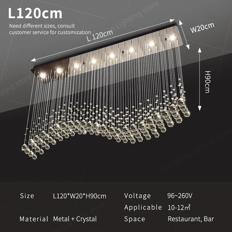 Modern Pendant Ceiling Lamps Suspension Lighting Living Room Pendant Lamp for Kitchen Over the Table Crystal Chandelier Pendants