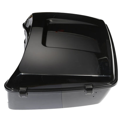 Black King Trunk W/ Black Latch Fit For Harley  Electra Road Street Glide Road King 2014-2025 2018 2021 Motorcycle