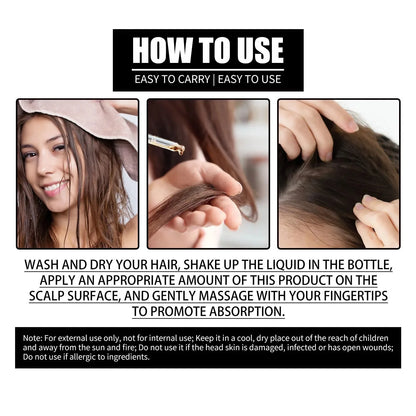 OUHOE Collagen B7 Vitamin Hair Essential Oil Moisturizes and Softens Hair, Hair Care Essential Oil Prevents Improves Hair Loss