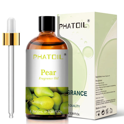 PHATOIL 100ML Coconut Peach Blueberry Mango Fragrance Oil Apple Banana Grape Lemon Aroma Oil for Oil Diffuser Soap Candle Making