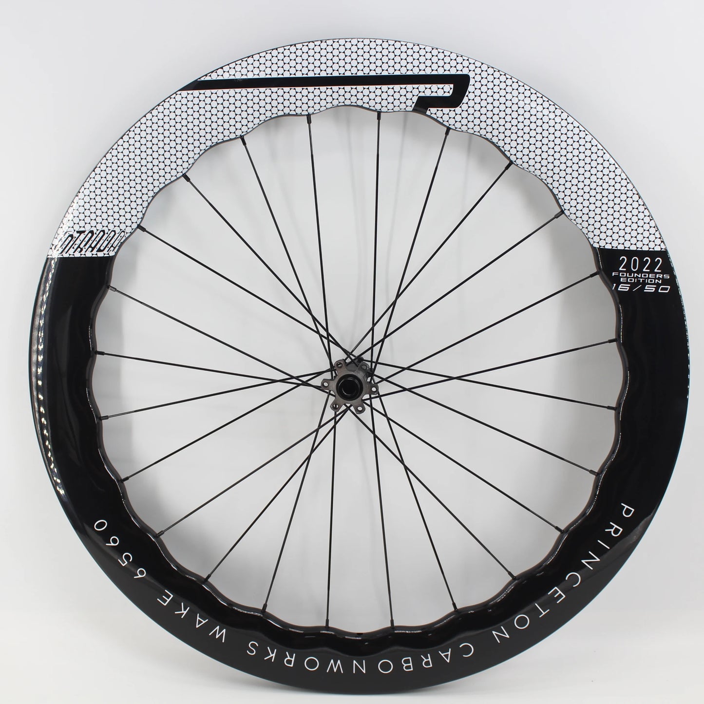 New 700C 65mm wave Road Bike UD Full Carbon Fibre Bicycle Thru Axle Center lock Disc brake Wheelset clincher tubeless rims 25mm