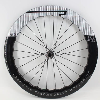 New 700C 65mm wave Road Bike UD Full Carbon Fibre Bicycle Thru Axle Center lock Disc brake Wheelset clincher tubeless rims 25mm