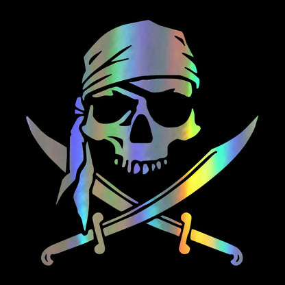 Fashion Skull Series Car Sticker Vinyl Reflective Funny Stickers on Auto 3D Motorcycle Moto Stickers and Decals Car Styling