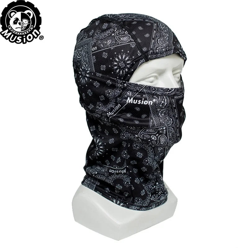 Musion - Fashion Print Balaclava Original Face Mask Bandana Headband Scarf Outdoor Sports Riding