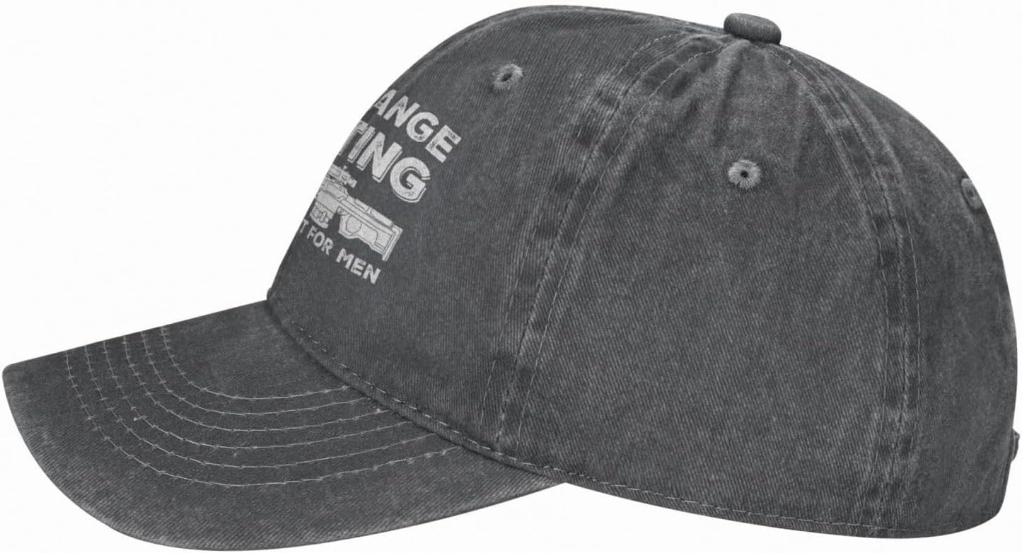 Funny Hat Long Ranges Shooting It's Like Golf But for Men Hat Men Dad Hats Cool Caps