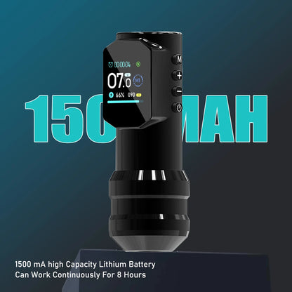 Large Color Screen Digital Display YILONG Wireless Tattoo Pen New Permanent Makeup Tattoo Machine with 1500MAH Power Tattoo Gun
