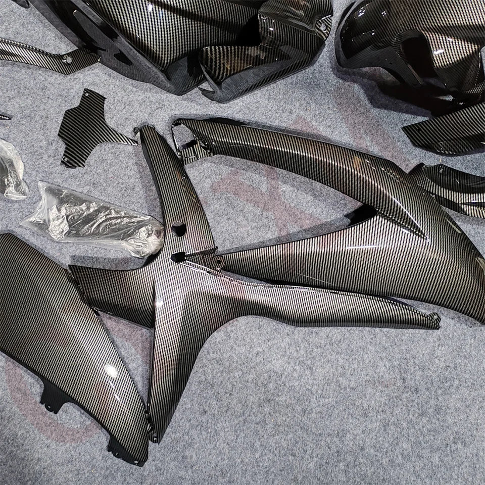 Carbon Fibre Gloss Motorcycle Fairings for Gsxr 600 750 K8 2008 2009 2010 Fairing Kit Gsxr600 Gsxr750 08-10 Bodyframe Cowl Shell