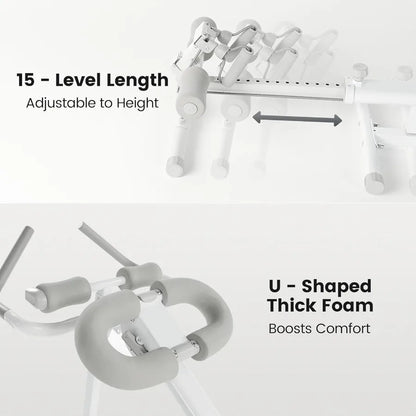 Ab Machine for Stomach Workout, Ab Workout Equipment for Home Gym, Ab Trainer, 4-in-1 Exercise Equipment: Rowing Machine, Leg Pr