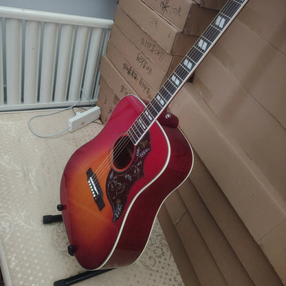 HOT! 41 inch/301EQ/folk guitar/solid spruce top/redwood fingerboard/20 sound columns/hummingbird acoustic electric guitar/