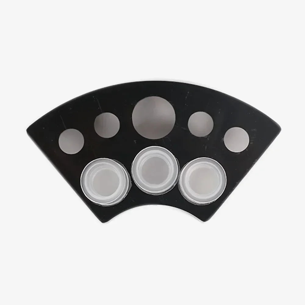 7/8/21Holes Tattoo Ink Cup Holder Stand Tattoo Tool Pigment Black Container Makeup Accessories for Body Art Supplies