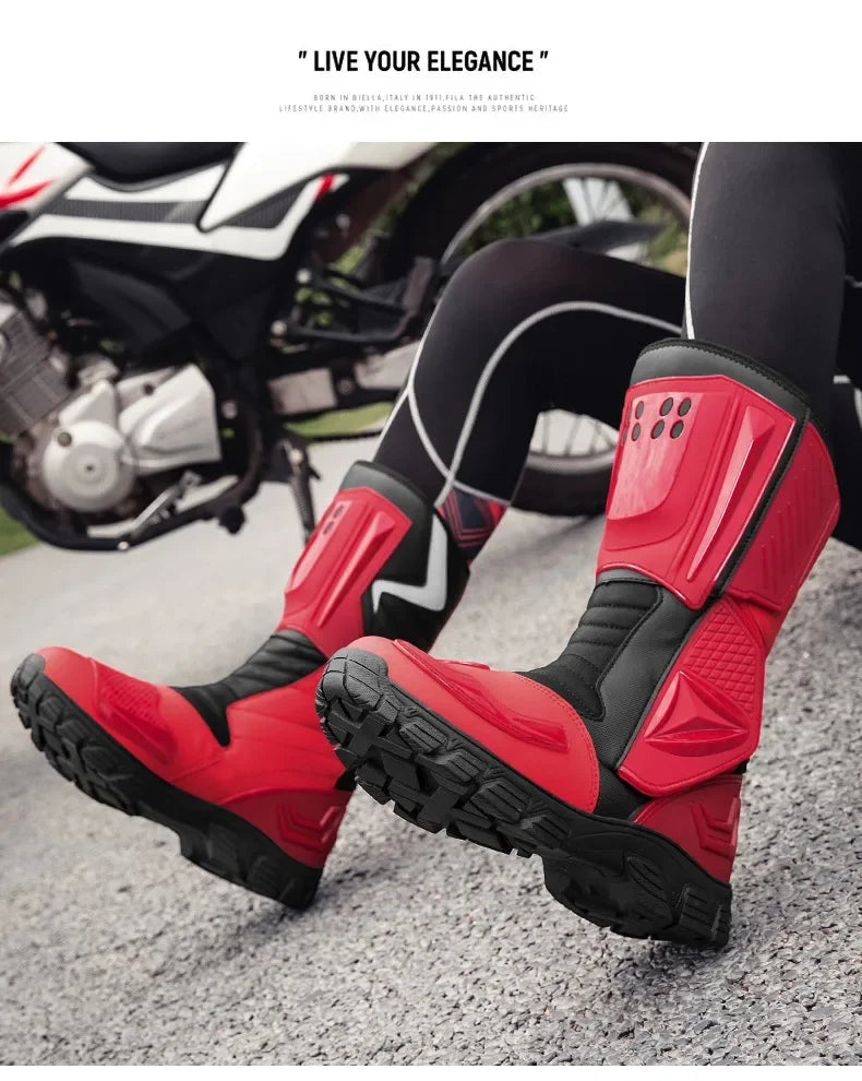 Motorcycle Shoes Riding Rider Motorcycle Boots Racing Travel Equipment Botas Para Moto Botas Moto Motorbike Boots Men