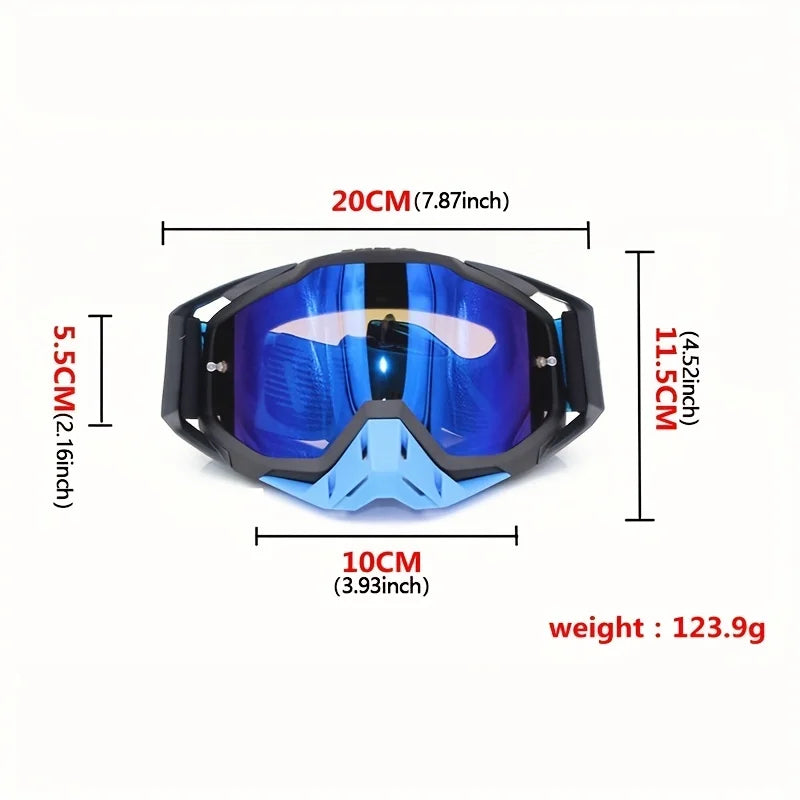 Motocross Glasses Motorcycle Sunglasses Man MTB ATV Mask Windproof Protection Skiing Cycling Racing Off-Road Goggles