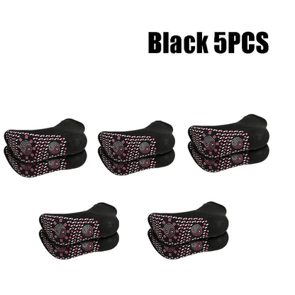 1/5pairs Tourmaline Heating Socks Winter Warm Thermal Health Care Socks Slimming Health Short Sock Magnetic Therapy Sock