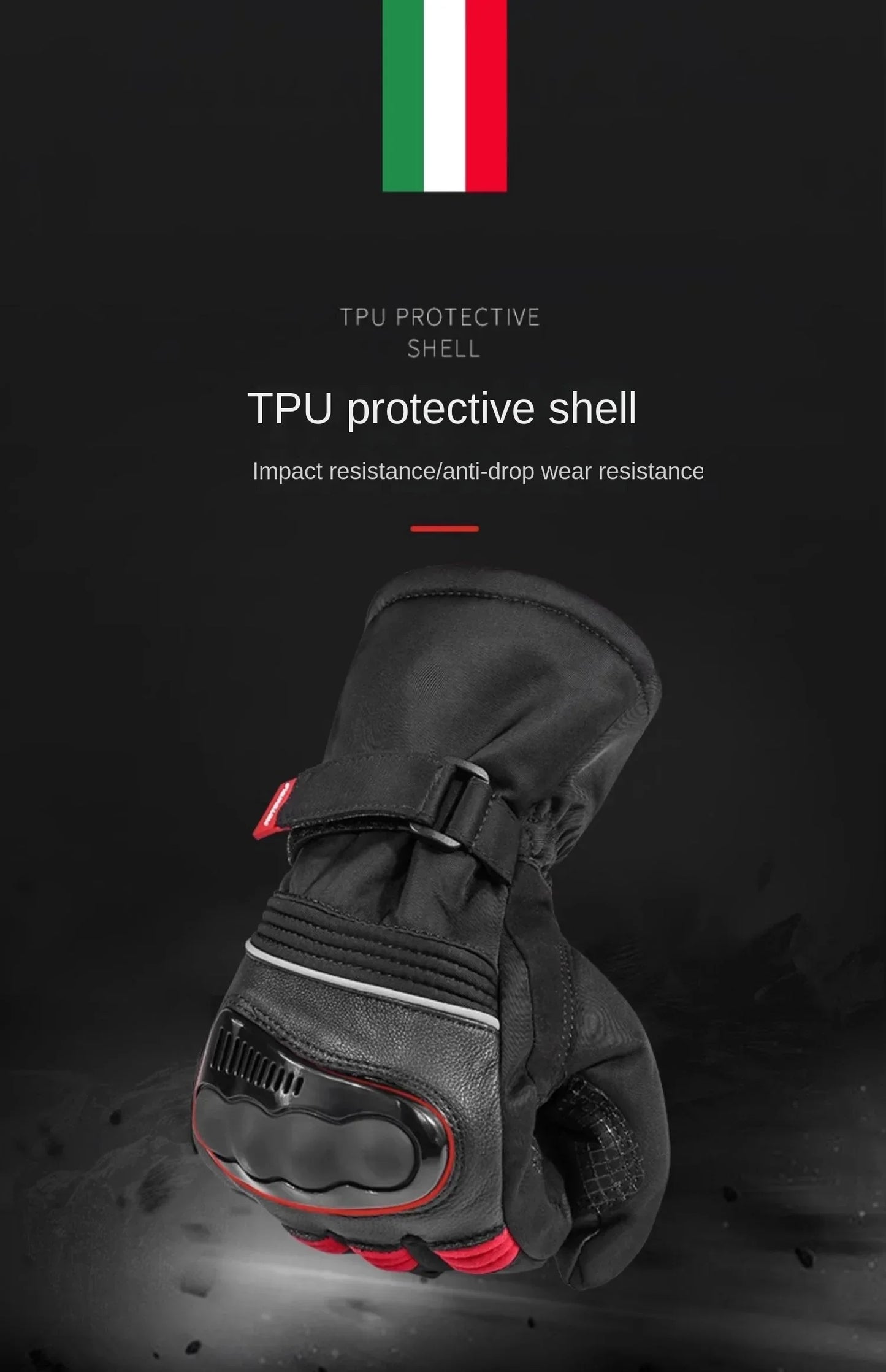 Motowolf Winter Motorcycle Riding Gloves Waterproof Leather Warm Riding Protection Gear for Motorcyclists gp Sports Accessories