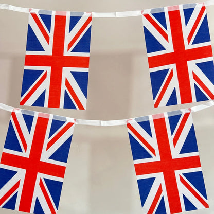 Union Jack Party 14x21cm20pcs  UK United Kingdom British FlagHanging Triangle String Jubilee Decorations Pennant Kingdom Flags B