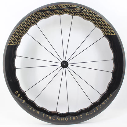 Newest 700C Road Bike UD Full Carbon Fibre wheelset Carbon Bicycle Wheelset clincher tubeless rims 65mm wave 25mm width V brake
