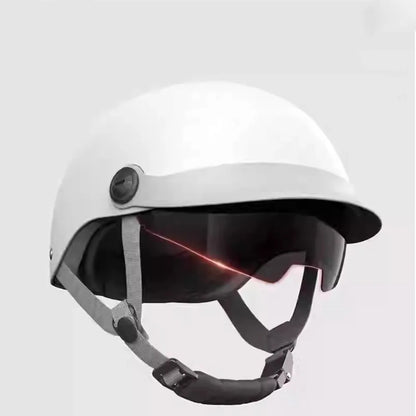 Vintage Ultra Light Electric Bicycle Helmet Sunscreen Breathable Motorcycle Half Helmet Fall Prevention Safety Helmets Riding