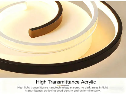220V 230V Household LED Ceiling Lights Modern Living Room Bedroom Ceiling Light 40/50cm Simple Ceiling Lamp Low Floor Lighting