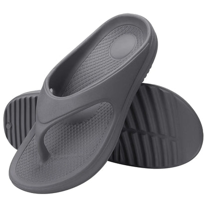 Kidmi Women Flat Sandals Women Slippers Outdoor Non-slip House Slippers Unisex Beach Slides Orthopedic Breath Soft Slippers