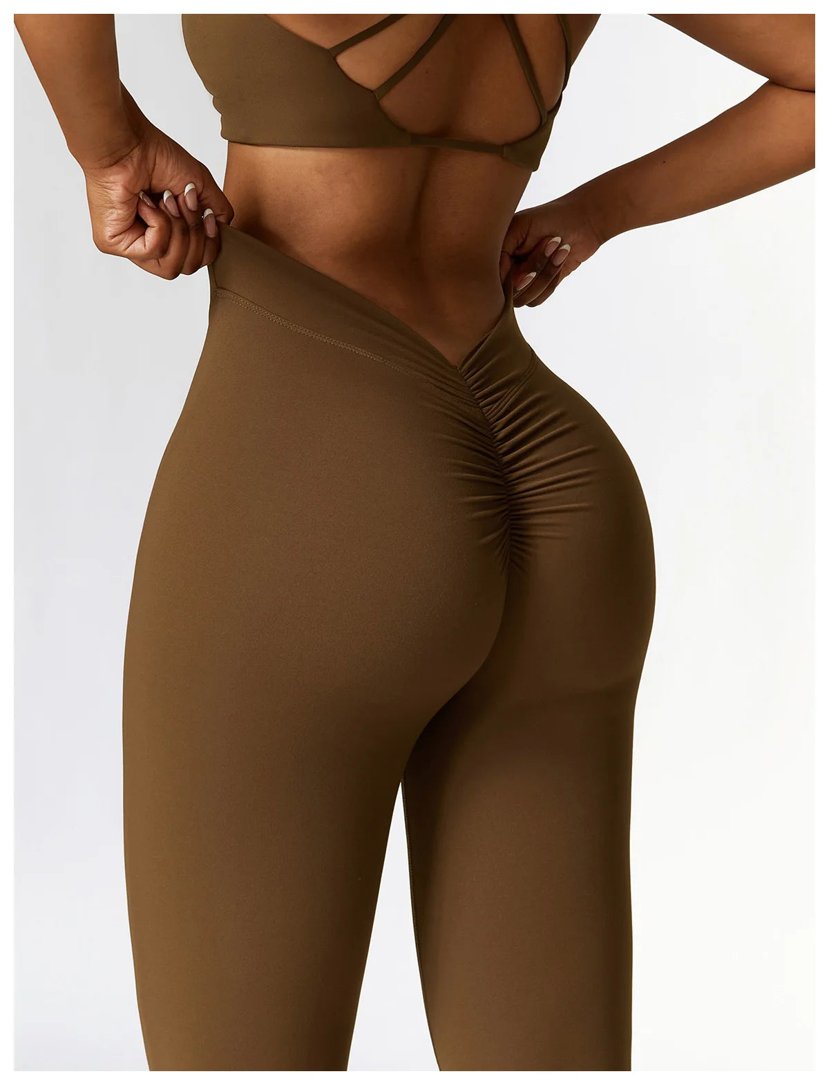 Gym Fitness Sports Flared Pant Dance Trousers Women V-shaped Hip Yoga Pants Flare Leggings Women High Waist Wide Leg Pants Women