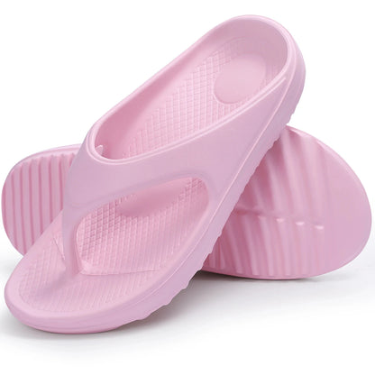 Kidmi Women Flat Sandals Women Slippers Outdoor Non-slip House Slippers Unisex Beach Slides Orthopedic Breath Soft Slippers
